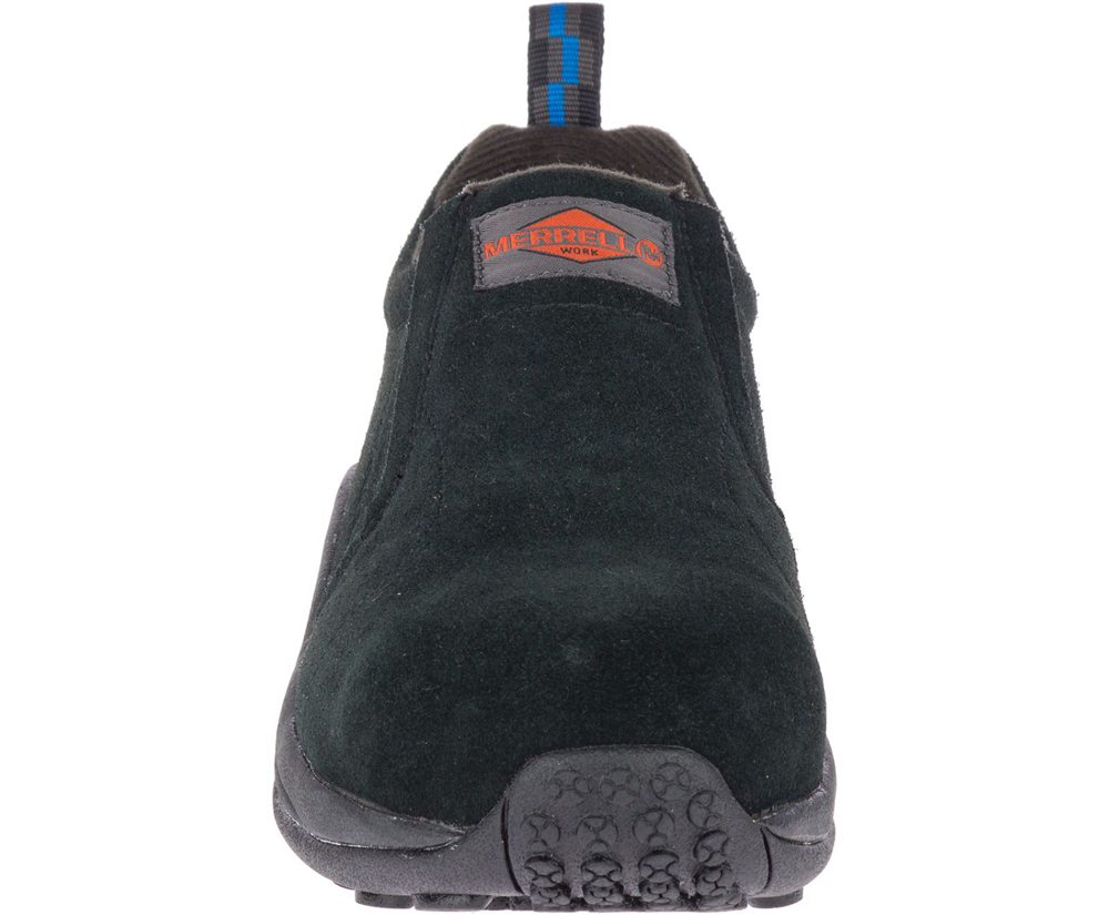 Merrell Barefoot Sko Herre - Jungle Moc Alloy Toe Wide Width - Sort - ANW651037